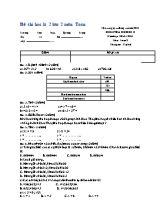 Đề kiểm tra cuối học kỳ II môn Toán Lớp 2 - Năm học 2014-2015 - Trường TH Quang Trung
